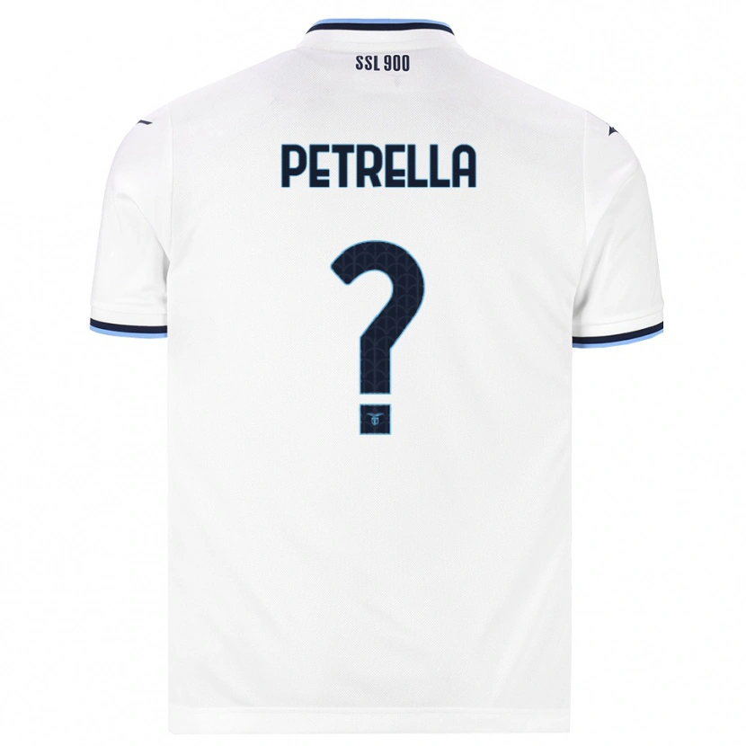 Danxen Women Anthony Petrella #0 White Navy Blue Away Jersey 2026/27 T-Shirt