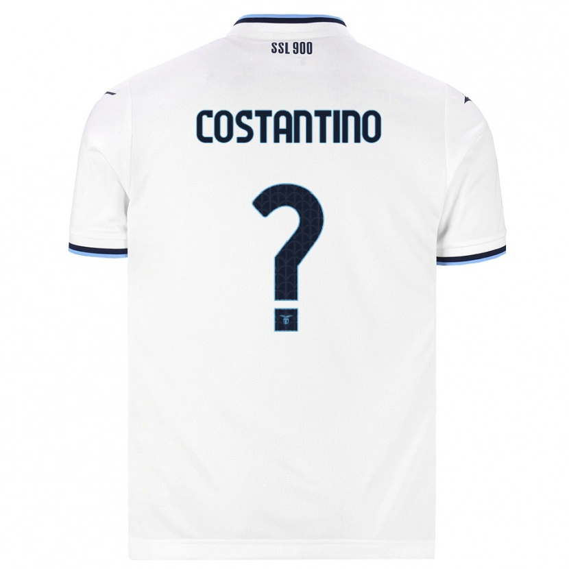 Danxen Women Davide Costantino #0 White Navy Blue Away Jersey 2026/27 T-Shirt