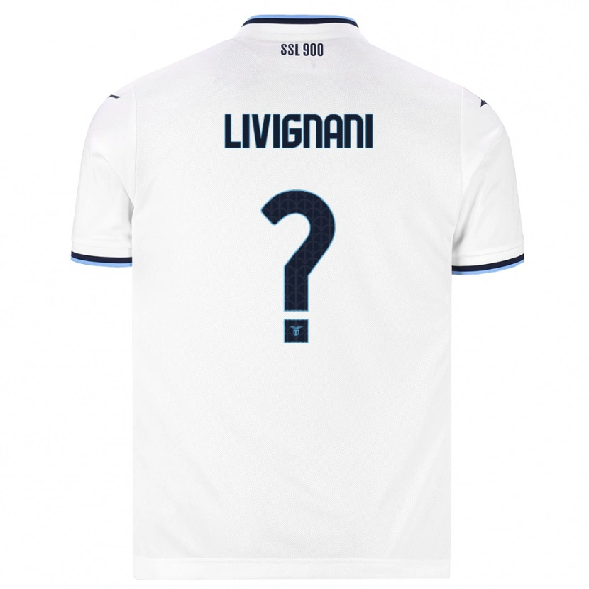 Danxen Women Gioia Livignani #0 White Navy Blue Away Jersey 2026/27 T-Shirt