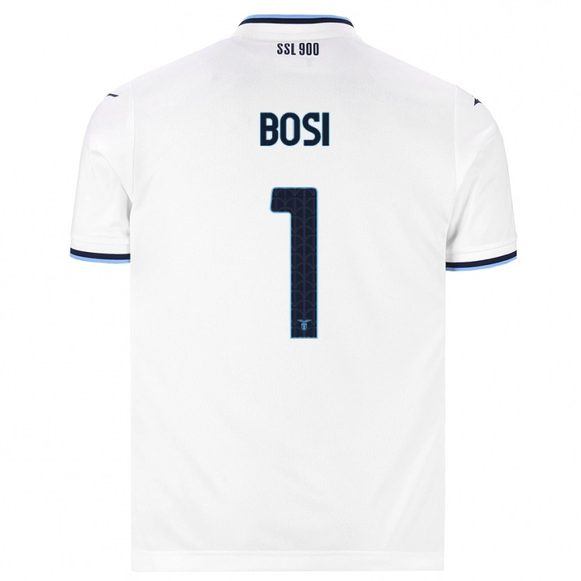 Danxen Women Gioele Bosi #1 White Navy Blue Away Jersey 2026/27 T-Shirt
