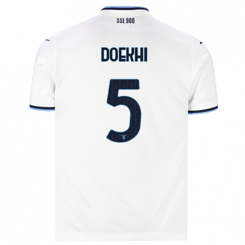 Danxen Women Danilho Doekhi #5 White Navy Blue Away Jersey 2026/27 T-Shirt
