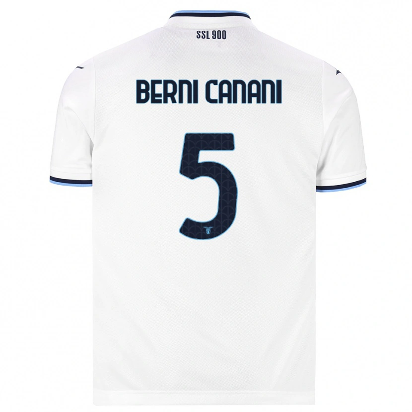 Danxen Women Leonardo Berni Canani #5 White Navy Blue Away Jersey 2026/27 T-Shirt