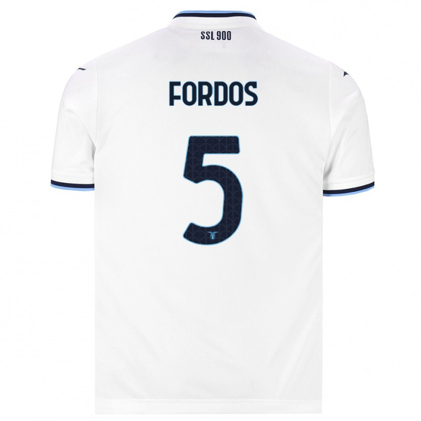 Danxen Women Beatrix Fordos #5 White Navy Blue Away Jersey 2026/27 T-Shirt