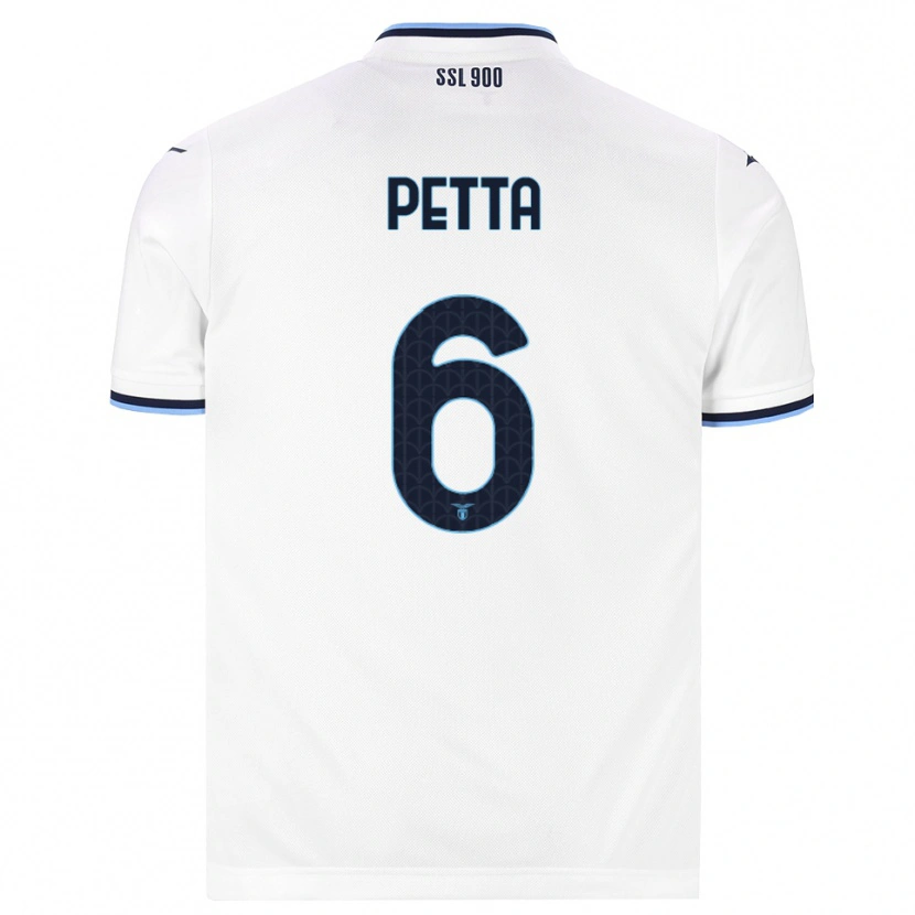 Danxen Women Andrea Petta #6 White Navy Blue Away Jersey 2026/27 T-Shirt