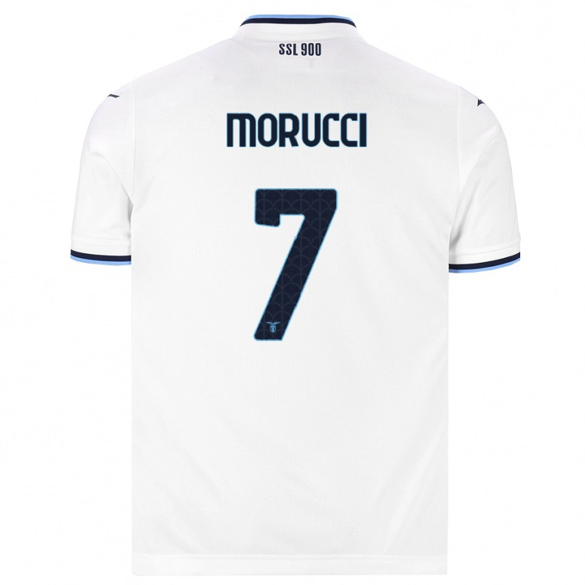 Danxen Women Alessandro Morucci #7 White Navy Blue Away Jersey 2026/27 T-Shirt
