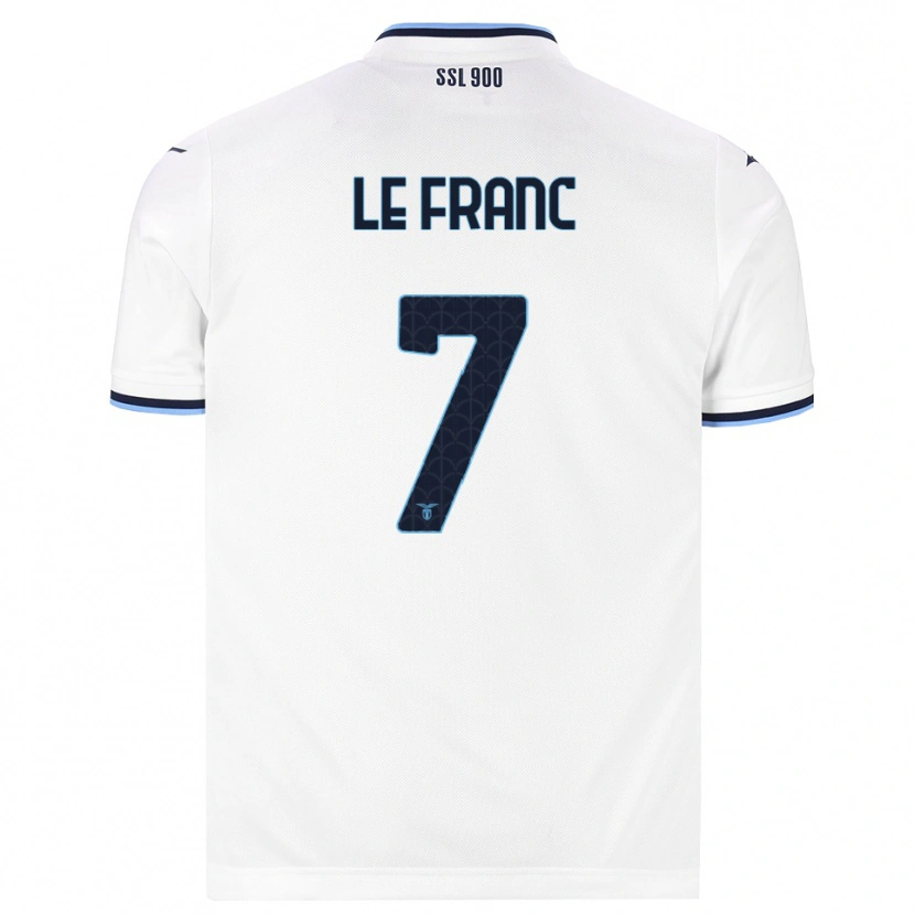 Danxen Women Chloé Le Franc #7 White Navy Blue Away Jersey 2026/27 T-Shirt