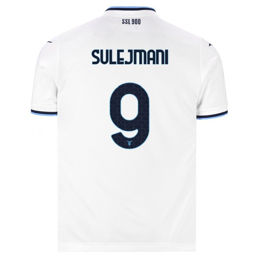 Danxen Women Flavio Sulejmani #9 White Navy Blue Away Jersey 2026/27 T-Shirt