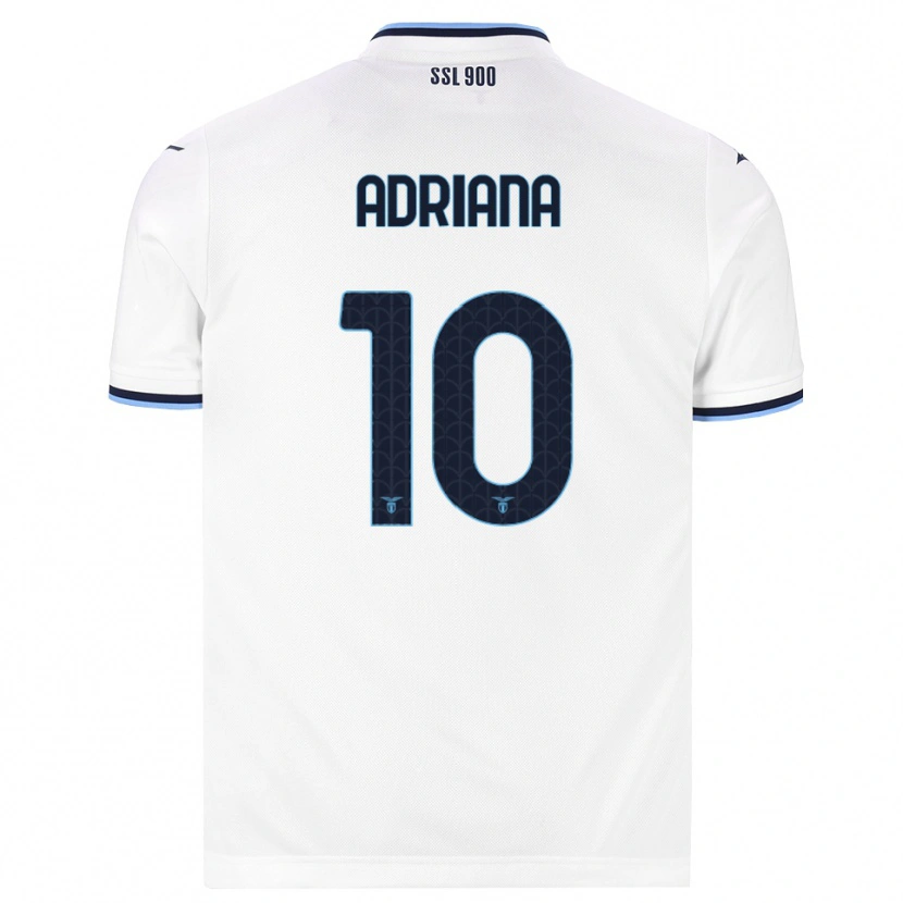 Danxen Women Adriana Martín Santamaría #10 White Navy Blue Away Jersey 2026/27 T-Shirt