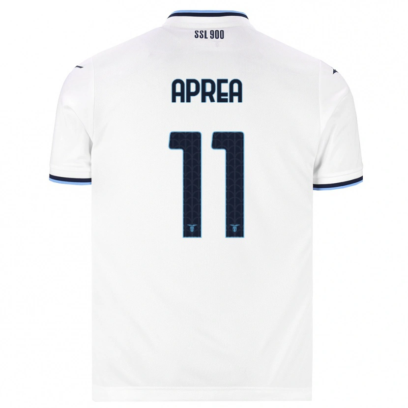 Danxen Women Federico Aprea #11 White Navy Blue Away Jersey 2026/27 T-Shirt