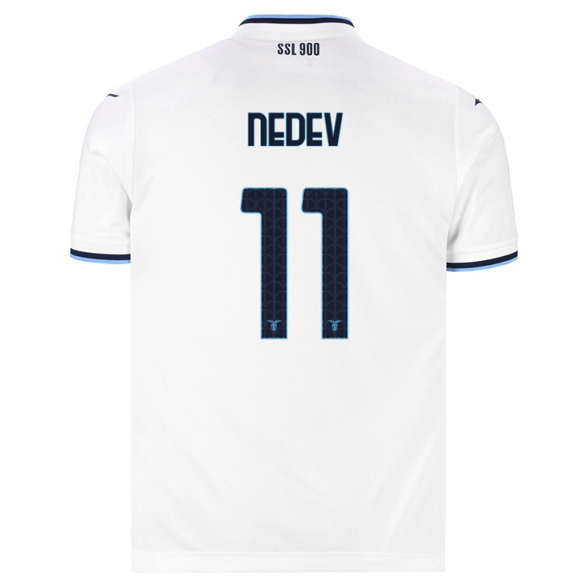 Danxen Women Kaloyan Nedev #11 White Navy Blue Away Jersey 2026/27 T-Shirt