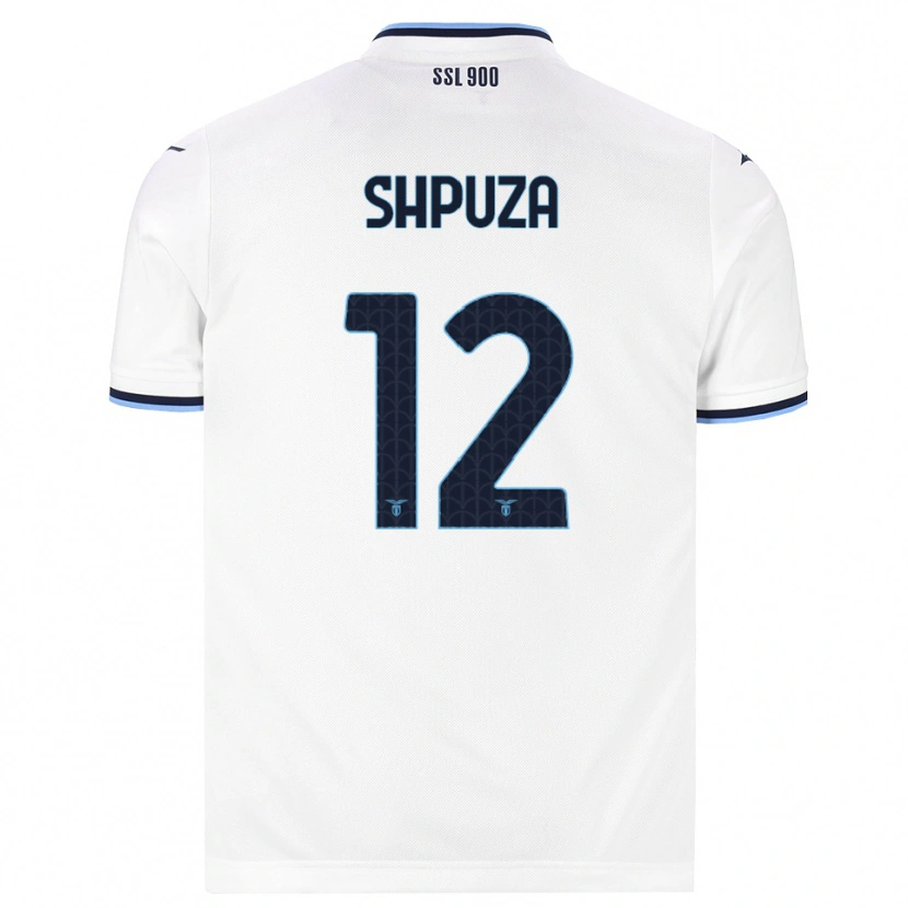 Danxen Women Kleo Shpuza #12 White Navy Blue Away Jersey 2026/27 T-Shirt