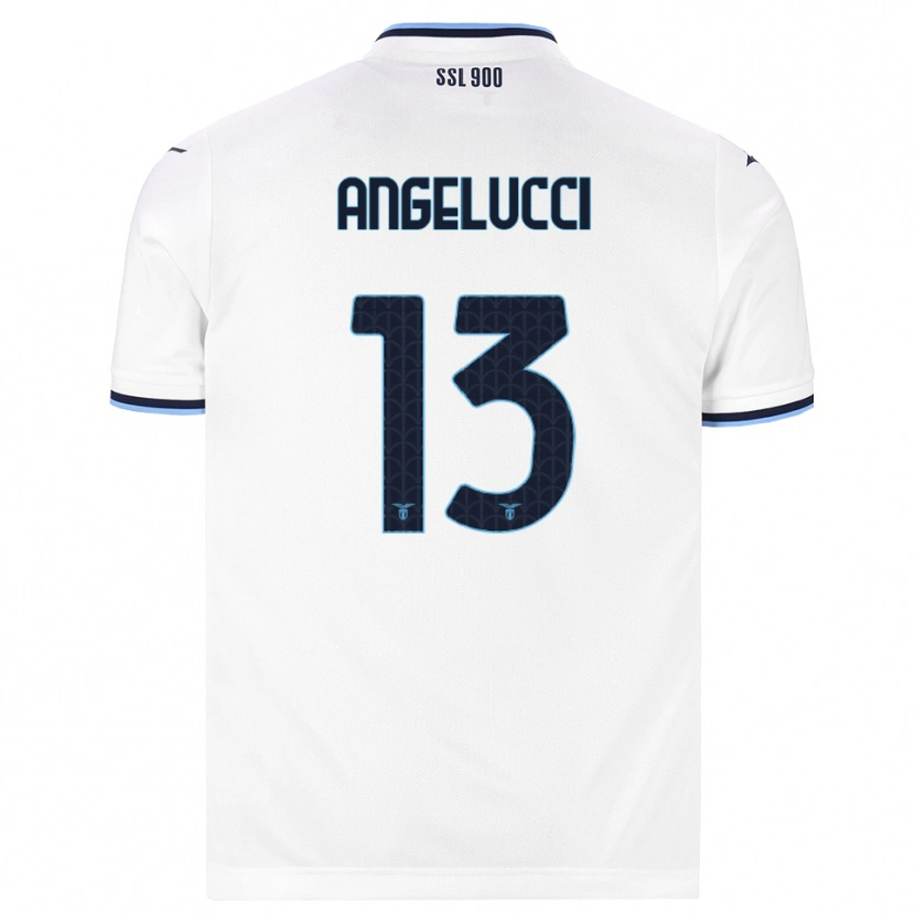 Danxen Women Valerio Angelucci #13 White Navy Blue Away Jersey 2026/27 T-Shirt