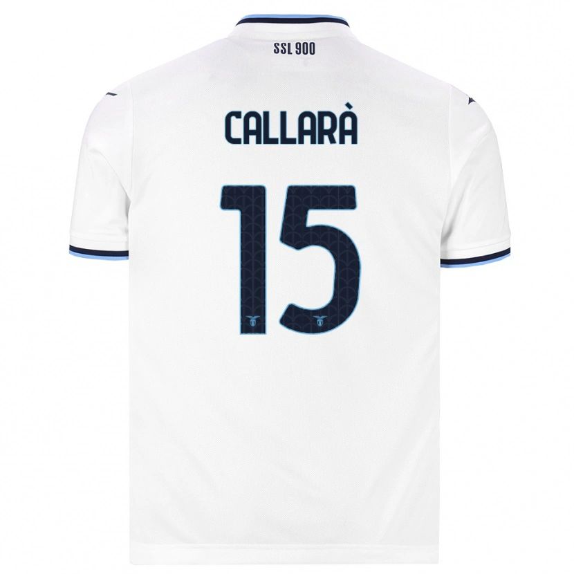 Danxen Women Nicholas Callarà #15 White Navy Blue Away Jersey 2026/27 T-Shirt