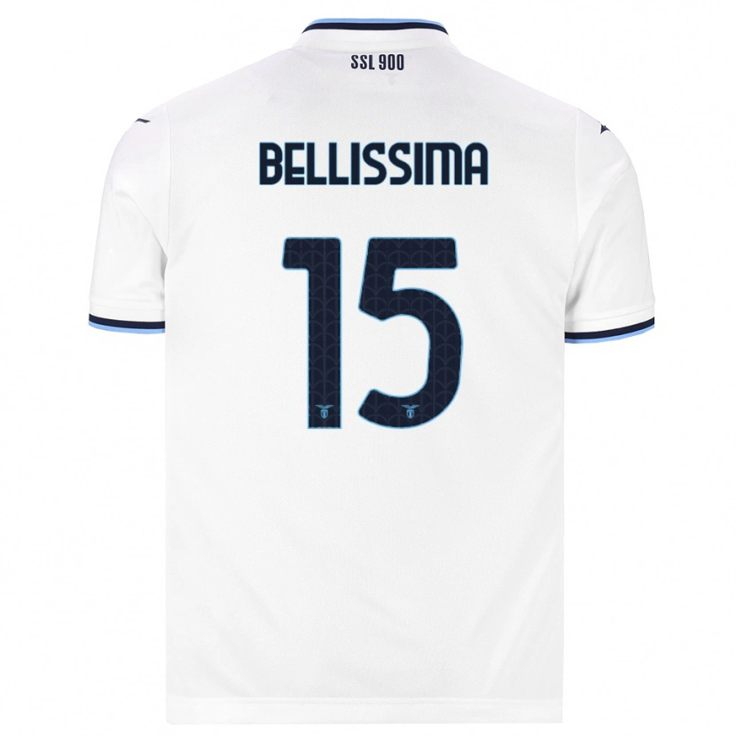 Danxen Women Renato Bellissima #15 White Navy Blue Away Jersey 2026/27 T-Shirt