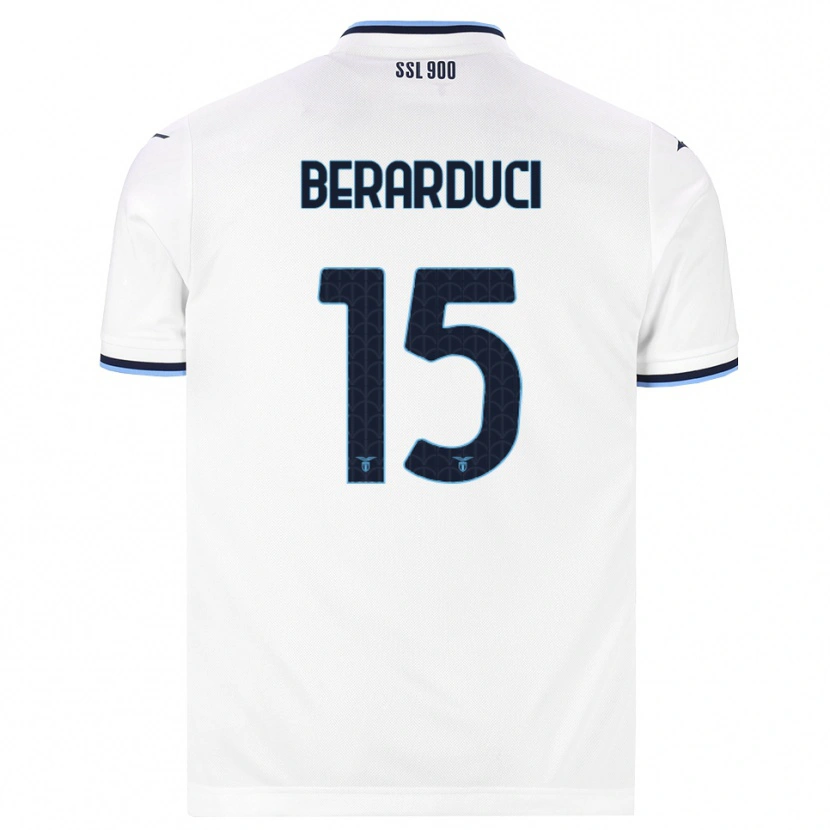 Danxen Women Martina Berarduci #15 White Navy Blue Away Jersey 2026/27 T-Shirt
