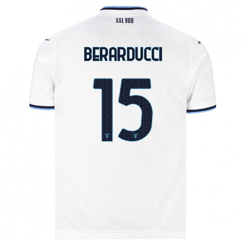 Danxen Women Martina Berarducci #15 White Navy Blue Away Jersey 2026/27 T-Shirt