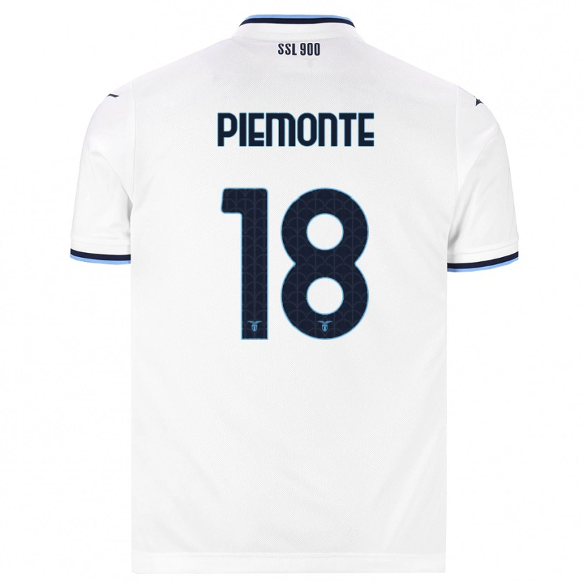 Danxen Women Martina Piemonte #18 White Navy Blue Away Jersey 2026/27 T-Shirt