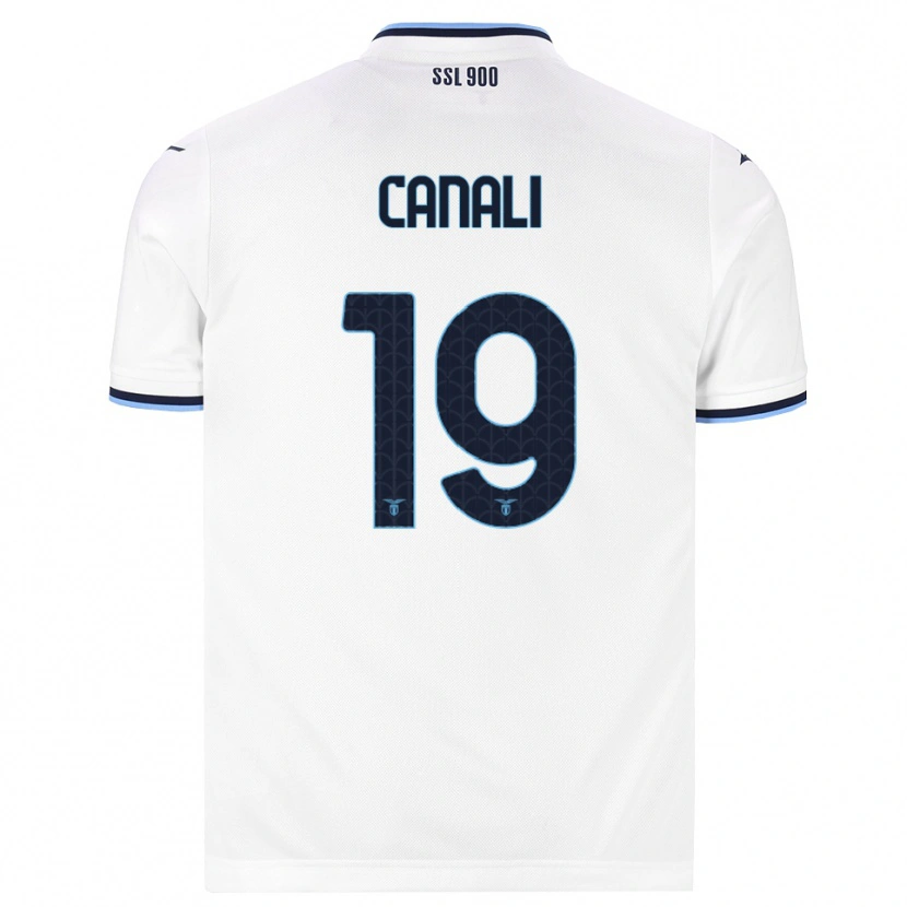 Danxen Women Giorgio Canali #19 White Navy Blue Away Jersey 2026/27 T-Shirt