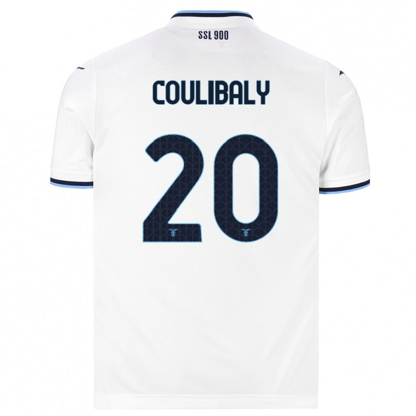 Danxen Women Larsson Coulibaly #20 White Navy Blue Away Jersey 2026/27 T-Shirt