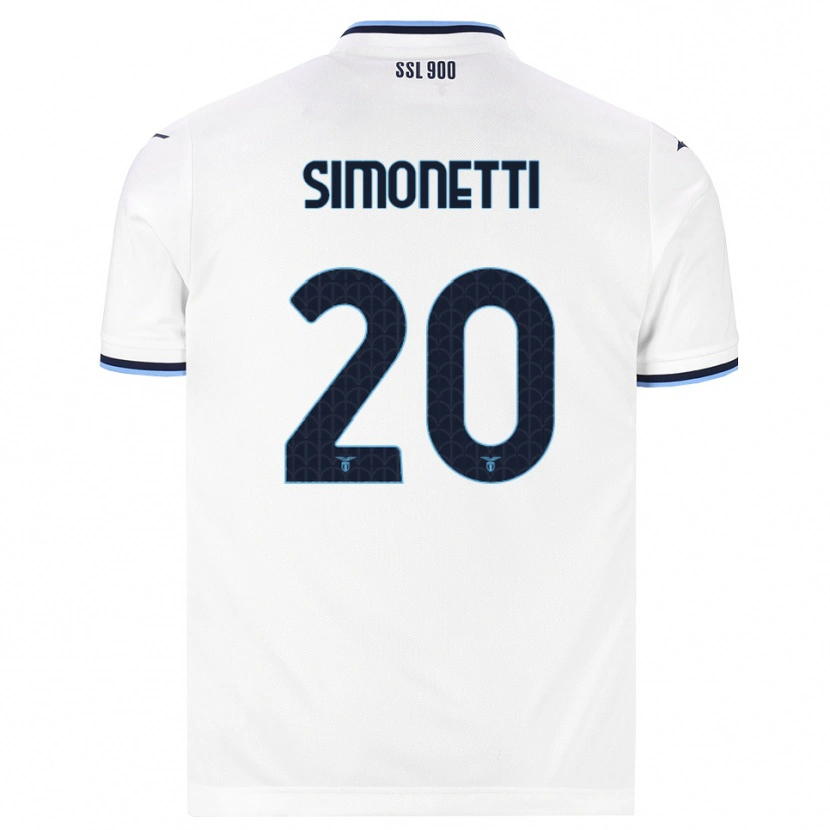 Danxen Women Flaminia Simonetti #20 White Navy Blue Away Jersey 2026/27 T-Shirt