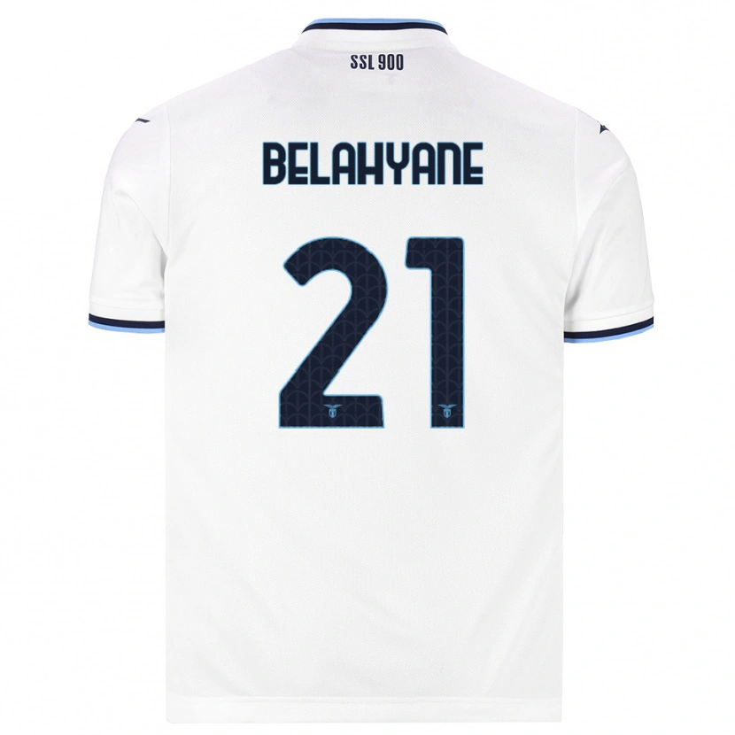 Danxen Women Reda Belahyane #21 White Navy Blue Away Jersey 2026/27 T-Shirt