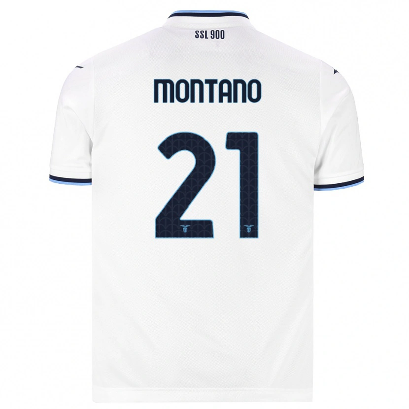 Danxen Women Tommaso Montano #21 White Navy Blue Away Jersey 2026/27 T-Shirt