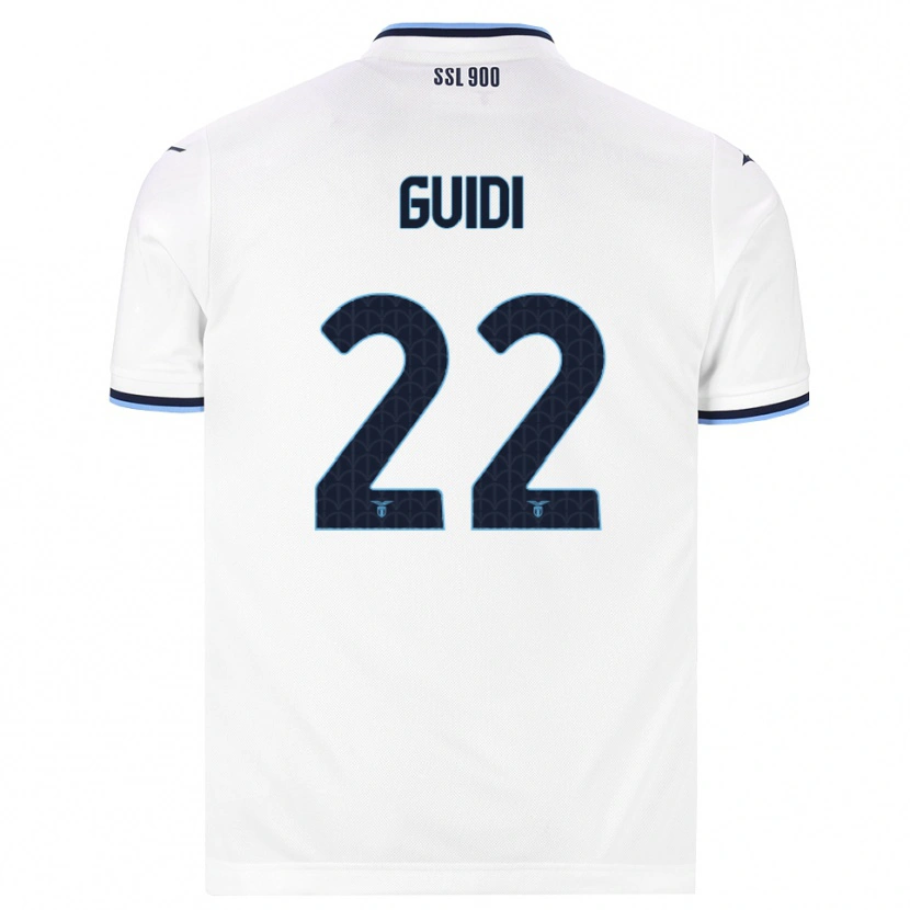 Danxen Women Emma Guidi #22 White Navy Blue Away Jersey 2026/27 T-Shirt