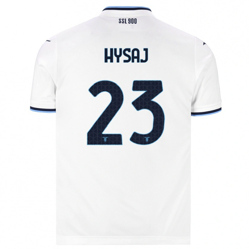 Danxen Women Elseid Hysaj #23 White Navy Blue Away Jersey 2026/27 T-Shirt