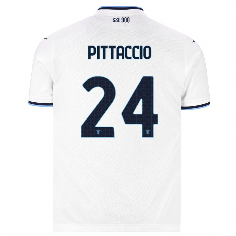 Danxen Women Francesca Pittaccio #24 White Navy Blue Away Jersey 2026/27 T-Shirt