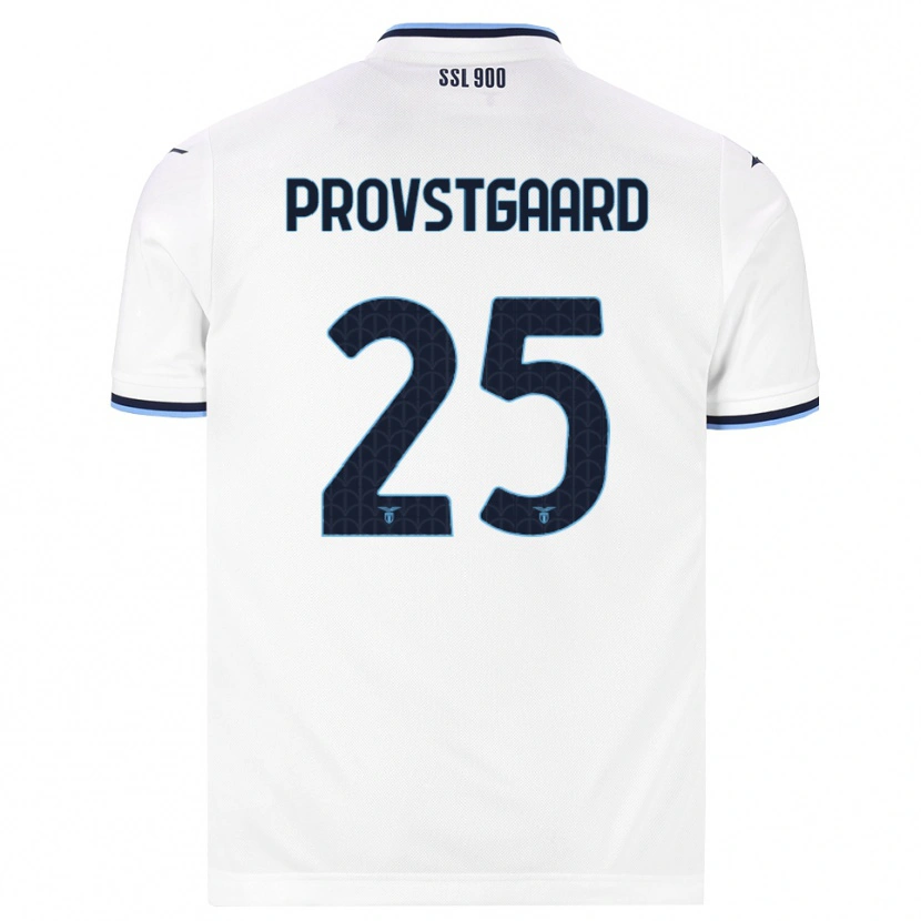Danxen Women Oliver Provstgaard #25 White Navy Blue Away Jersey 2026/27 T-Shirt