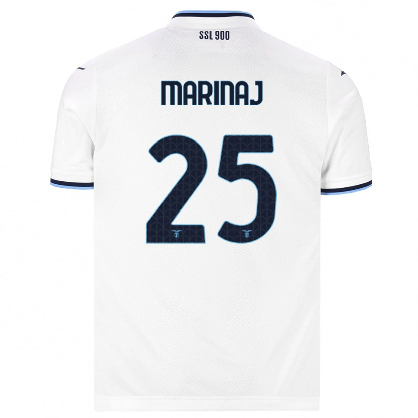 Danxen Women Kledi Marinaj #25 White Navy Blue Away Jersey 2026/27 T-Shirt