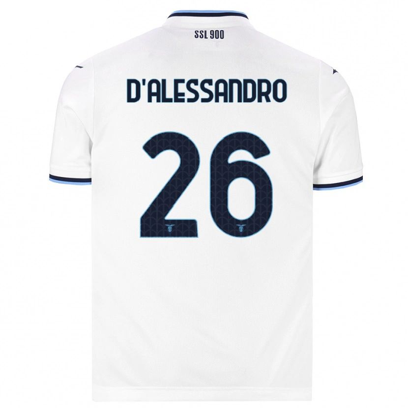 Danxen Women Mattya D'alessandro #26 White Navy Blue Away Jersey 2026/27 T-Shirt