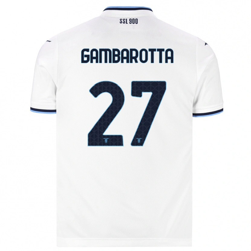 Danxen Women Margot Gambarotta #27 White Navy Blue Away Jersey 2026/27 T-Shirt