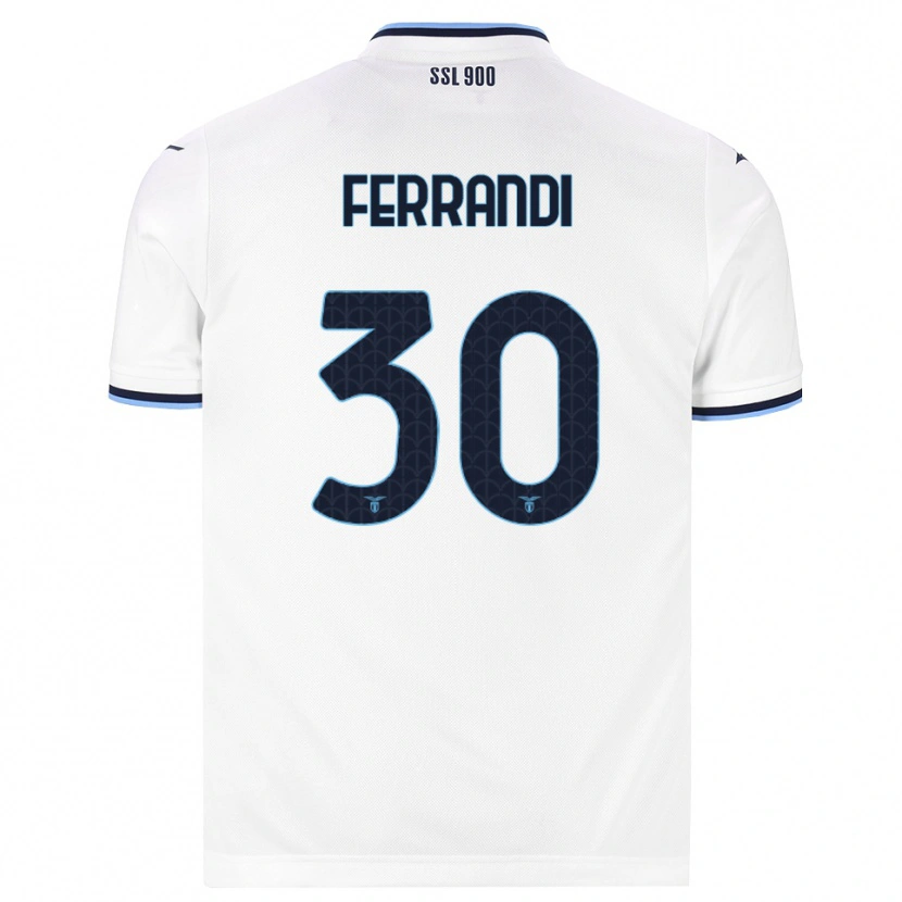 Danxen Women Giulia Ferrandi #30 White Navy Blue Away Jersey 2026/27 T-Shirt