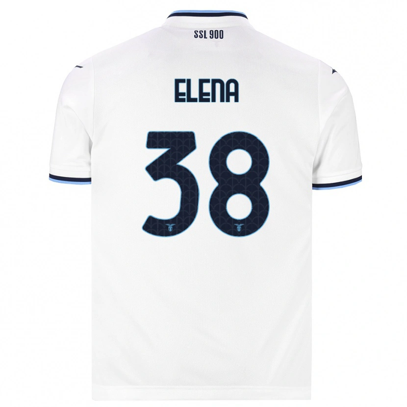 Danxen Women Michele Elena #38 White Navy Blue Away Jersey 2026/27 T-Shirt