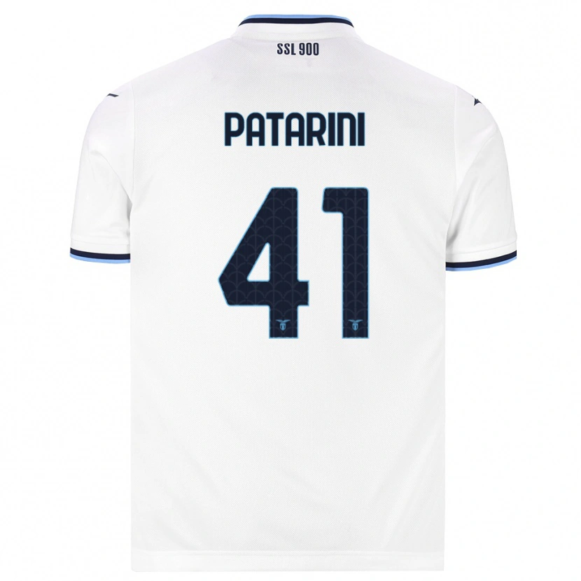 Danxen Women Riccardo Patarini #41 White Navy Blue Away Jersey 2026/27 T-Shirt