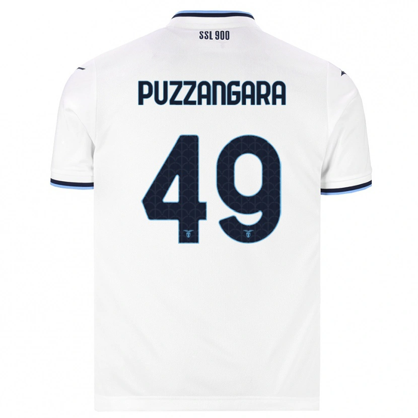 Danxen Women Angelo Antonio Puzzangara #49 White Navy Blue Away Jersey 2026/27 T-Shirt