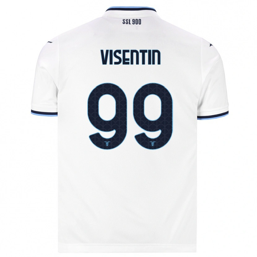 Danxen Women Noemi Visentin #99 White Navy Blue Away Jersey 2026/27 T-Shirt