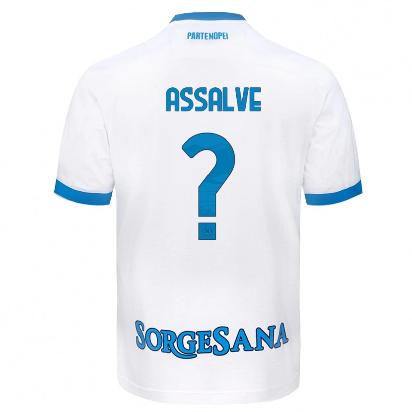 Danxen Women Luca Assalve #0 White Sky Blue Away Jersey 2026/27 T-Shirt