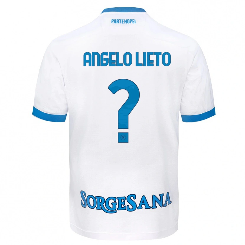 Danxen Women Angelo Lieto #0 White Sky Blue Away Jersey 2026/27 T-Shirt