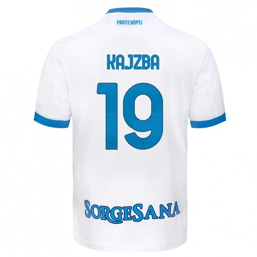 Danxen Women Nina Kajzba #19 White Sky Blue Away Jersey 2026/27 T-Shirt