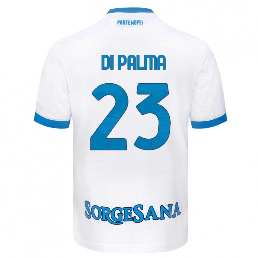 Danxen Women Manuel Di Palma #23 White Sky Blue Away Jersey 2026/27 T-Shirt