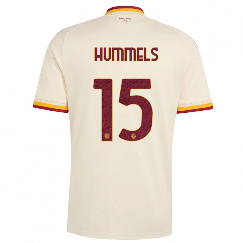 Danxen Women Mats Hummels #15 Champagne Red Yellow Away Jersey 2026/27 T-Shirt