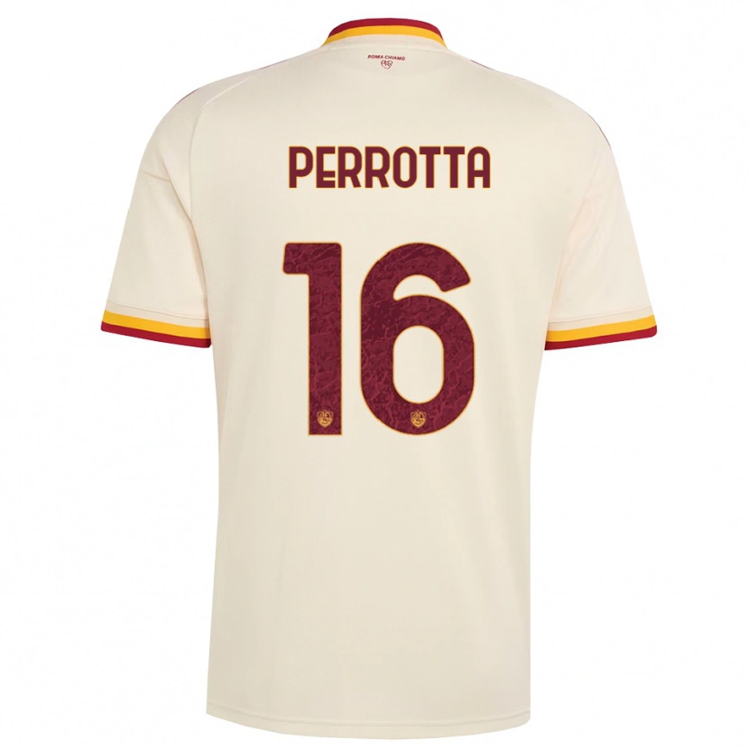 Danxen Women Mathias Perrotta #16 Champagne Red Yellow Away Jersey 2026/27 T-Shirt