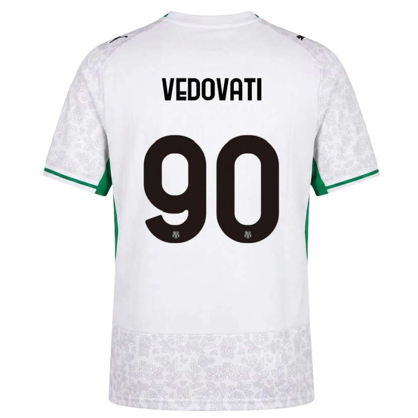 Danxen Women Gabriele Vedovati #90 White Black Green Away Jersey 2026/27 T-Shirt