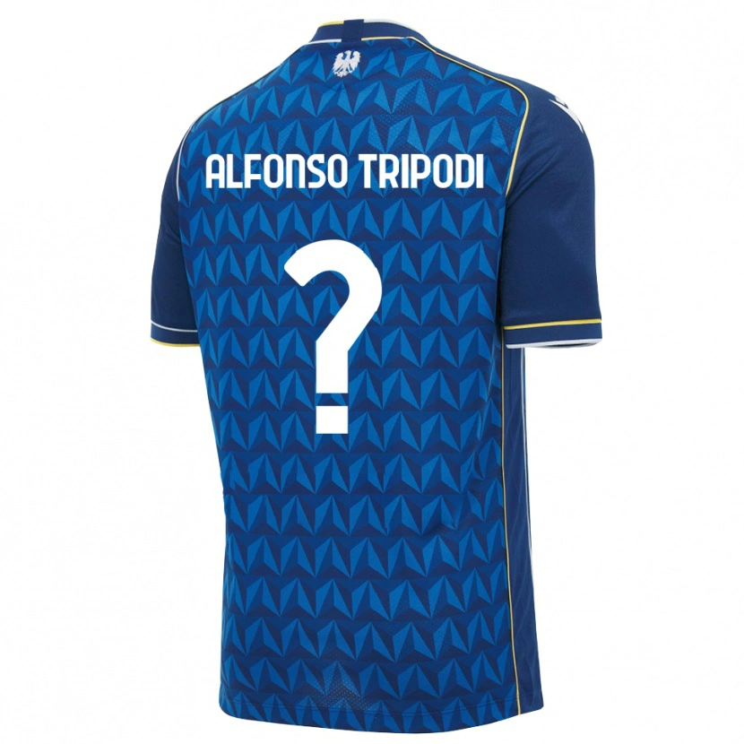 Danxen Women Leonardo Alfonso Tripodi #0 Royal Blue White Blue Away Jersey 2026/27 T-Shirt