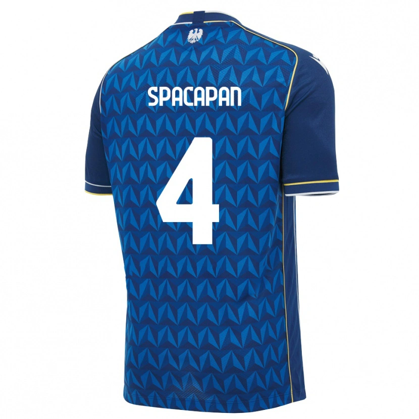 Danxen Women Luka Spacapan #4 Royal Blue White Blue Away Jersey 2026/27 T-Shirt