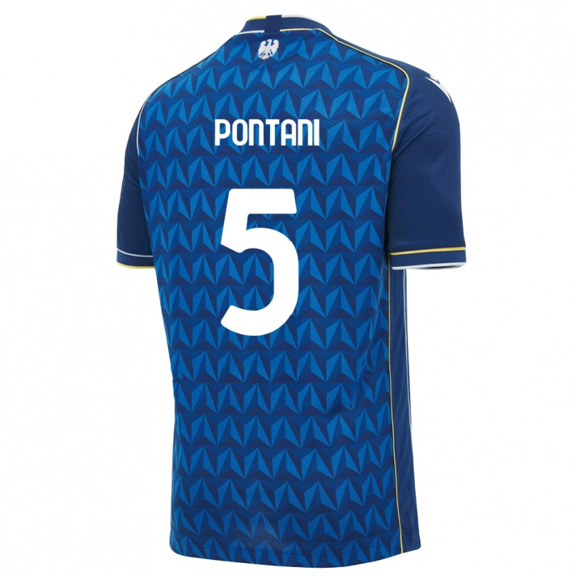 Danxen Women Leonardo Pontani #5 Royal Blue White Blue Away Jersey 2026/27 T-Shirt