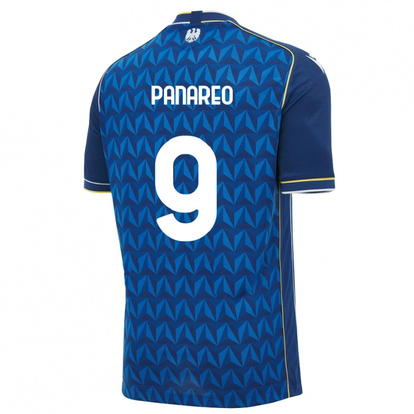 Danxen Women Pierpaolo Panareo #9 Royal Blue White Blue Away Jersey 2026/27 T-Shirt