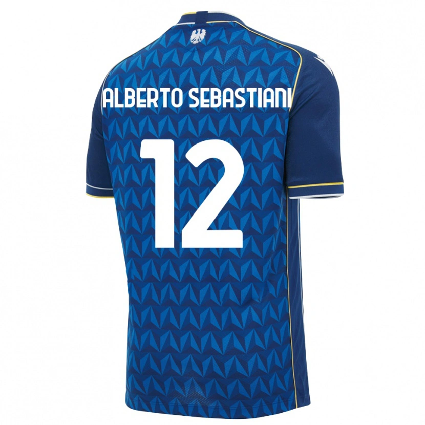 Danxen Women José Alberto Sebastiani #12 Royal Blue White Blue Away Jersey 2026/27 T-Shirt